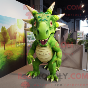 Lime Green Triceratops...