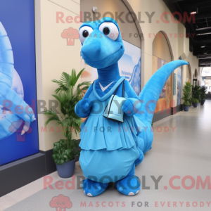 Blauw Brachiosaurus...