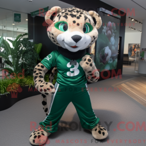 Forest Green Cheetah mascot...