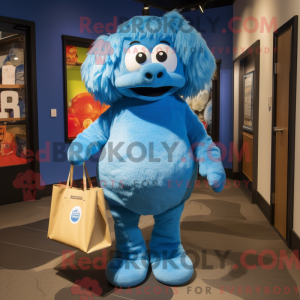 Blue But mascot costume...