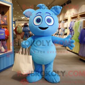 Blue But mascot costume...