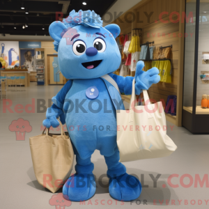 Blue But mascot costume...