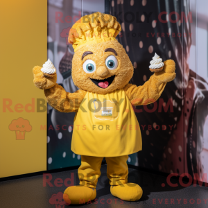 Maskottchenkostüm Gold...