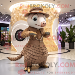 Pangolin maskot kostume...
