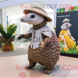 Pangolin mascot costume...