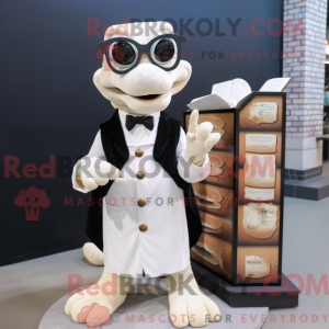 Creme Python maskot kostume...