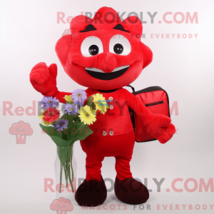 Maskottchenkostüm Roter...