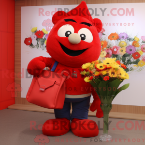 Red Bouquet Of Flowers...