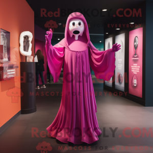 Magenta Ghost mascot...