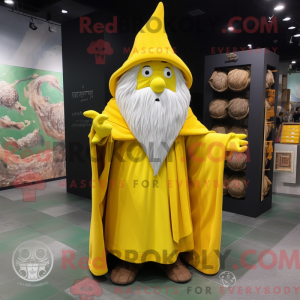 Lemon Yellow Wizard mascot...