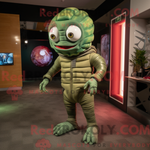 Zielony Trilobite maskot...