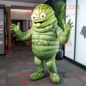 Green Trilobite mascot...