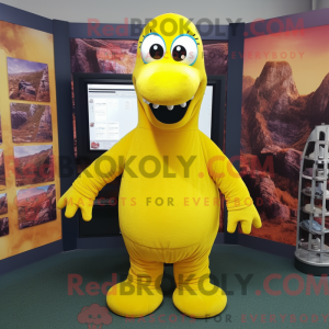 Yellow Loch Ness Monster...