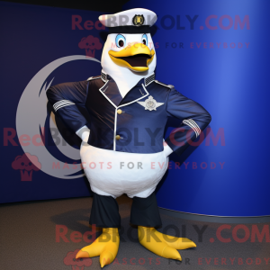 Maskotdraktfigura Navy Gull...