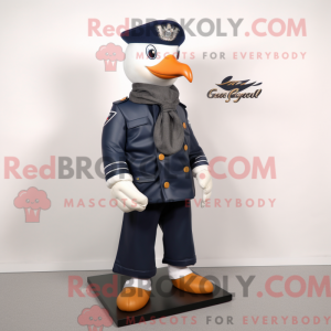 Costume de mascotte de Navy...