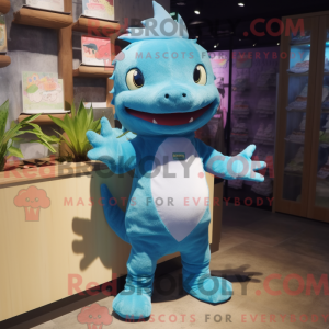Blue Axolotls mascot...