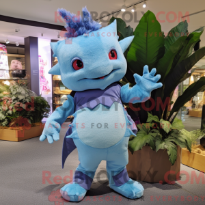 Blue Axolotls mascot...