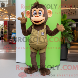 Máscara Olive Monkey com...