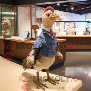 Beige Pheasant mascot...