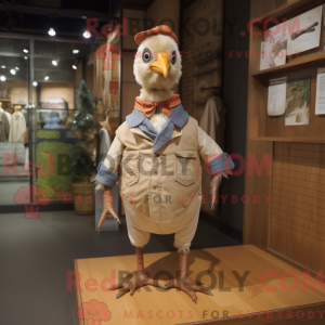 Beige Pheasant mascot...