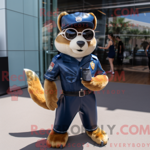 Navy Mongoose Maskottchen...