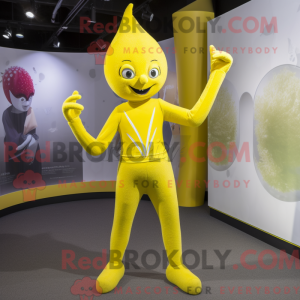 Citrongul Akrobat maskot...