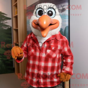 Red Seagull mascot costume...
