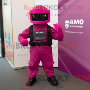 Postava maskota Magenta...