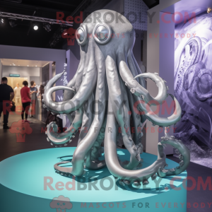 Silver Kraken mascot...