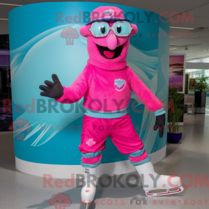 Postava maskota Pink Pair...