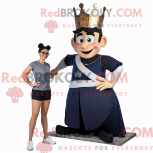 Navy Queen mascottekostuum...