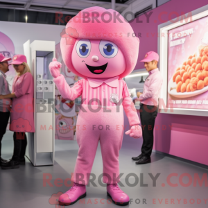 Costume mascotte de Pink...