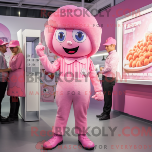 Pink Candy maskot kostume...