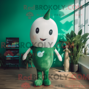 Forest Green Narwhal mascot...