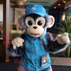 Blå Capuchin Monkey...