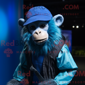 Niebieski Capuchin Monkey...