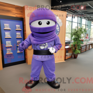 Lavender Ninja mascot...