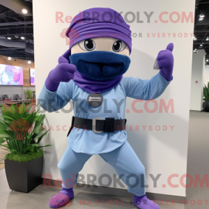 Máscara Ninja Lavendel com...