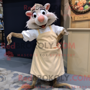 Beige Ratatouille mascot...