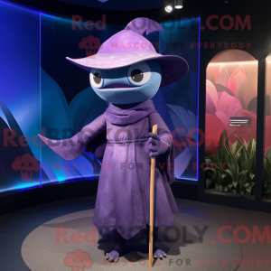 Purple Swordfish mascot...