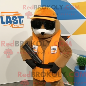 Rust Sniper mascot costume...
