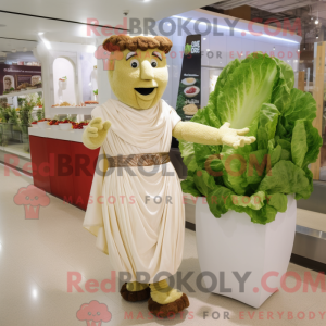 Brown Caesar Salad mascot...