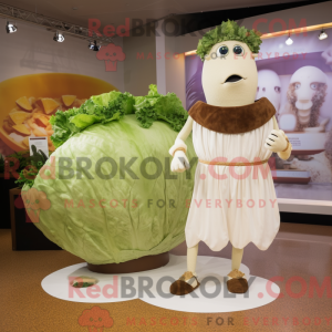 Brun Caesar Salat maskot...