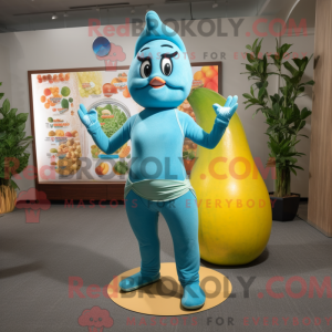 Turquoise Mango mascot...