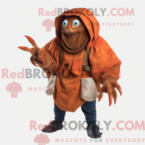 Rust Eremit Krabbe maskot...