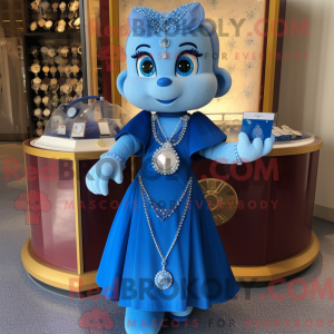 Blue Hourglass maskot...