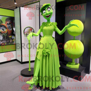 Limegrønn Mime...