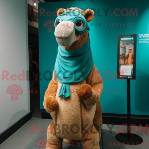 Turquoise Camel mascot...