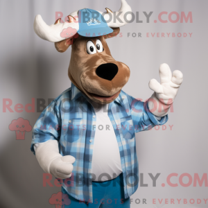 Costume mascotte d élan...