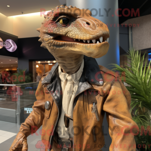 Tan Deinonychus maskot...